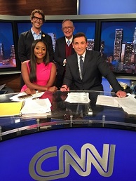 California Talk Radio Host Ethan Bearman, CNN Newsroom Anchors Isha Sesay and Isha Sesay